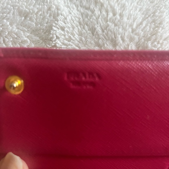 COPY - Authentic with COA Pink Prada Saffiano Long zip wallet. - Picture 5 of 14